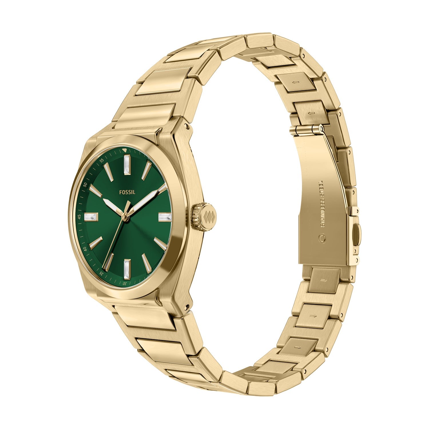 Fossil Everett 27mm Green Dial Women's Watch ES5493