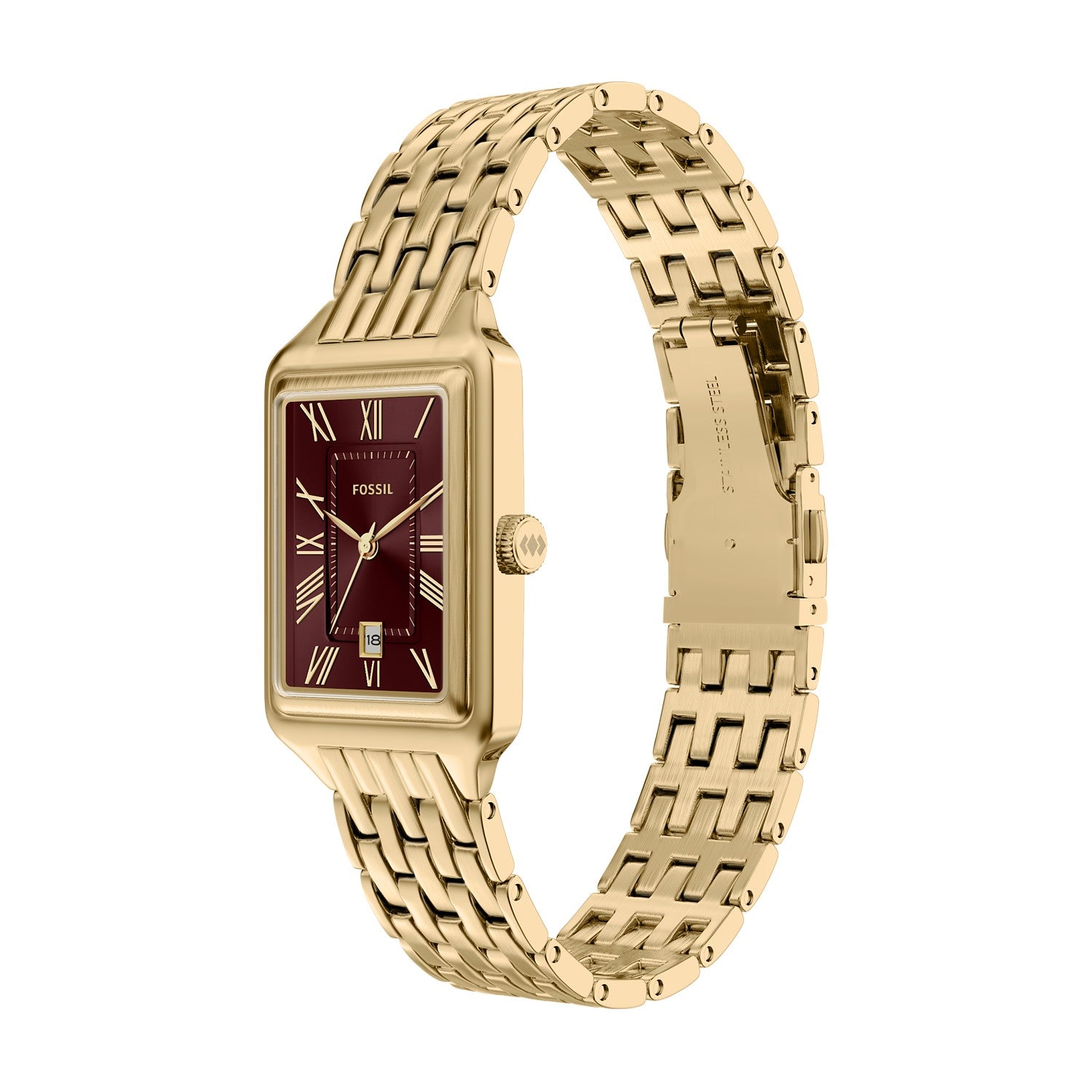Fossil Raquel 23mm Red Dial Women's Watch ES5512