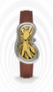 EXAEQUO Classic Melting Watch 28mm Gold Yellow Dial Men's Watch EX 0001.0003
