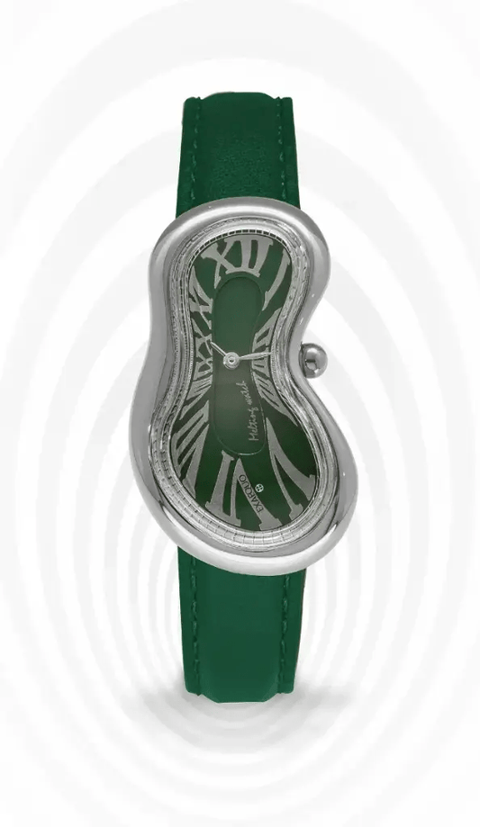 EXAEQUO Classic Melting Watch 28mm Green Dial Men's Watch EX 0001.0005