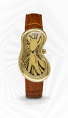 EXAEQUO Classic Melting Watch 28mm Gold Yellow Dial Men's Watch EX 0002.0003