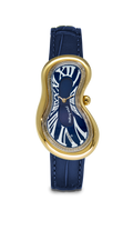 EXAEQUO Classic Melting Watch 28mm Dark Blue Dial Men's Watch EX 0002.0004