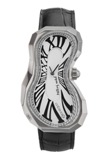 EXAEQUO Polyhedron 925 Melting Watch 35mm White Dial Men's Watch EX0101.0002
