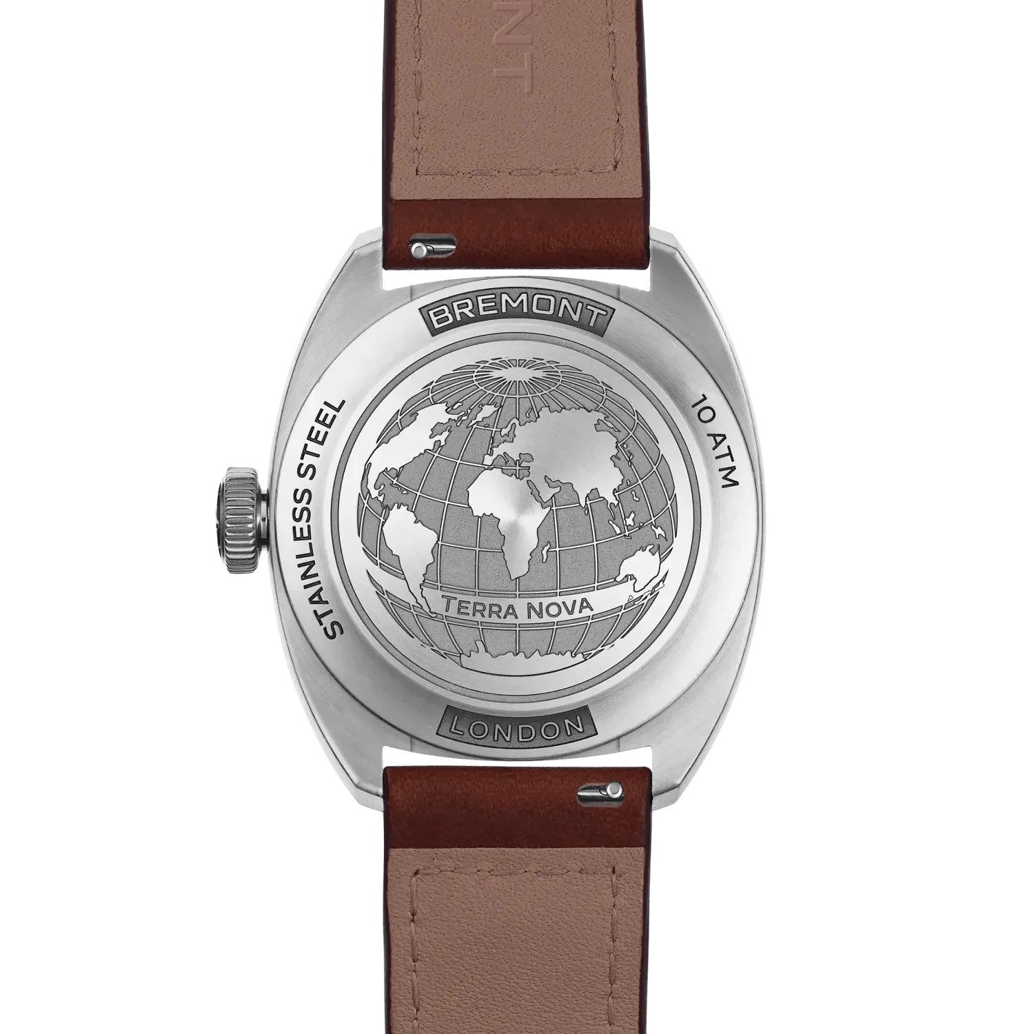 Bremont Terra Nova 38mm Black Dial Men's Watch TN38-ND-SS-BK-L-S