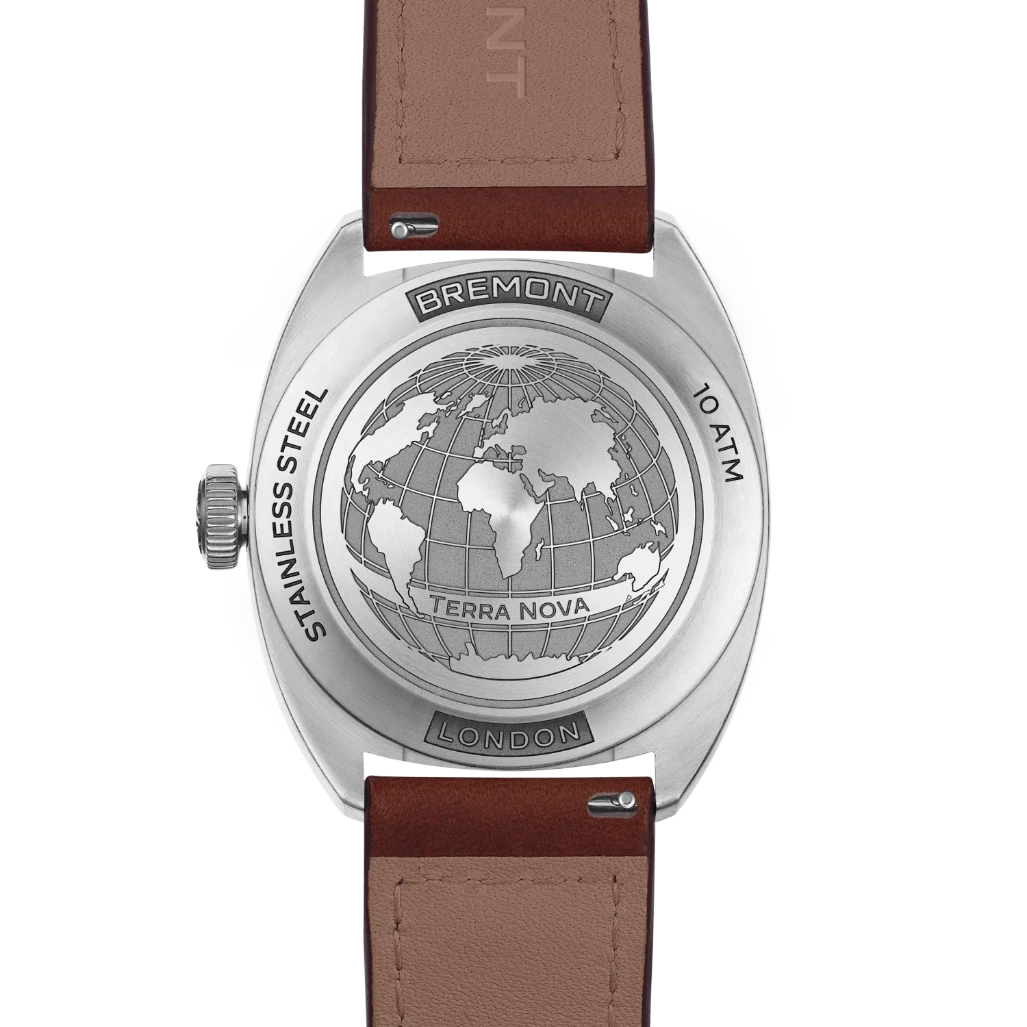 Bremont Terra Nova 40.5mm Date Black Dial Men's Watch TN40-DT-SS-BK-L-S