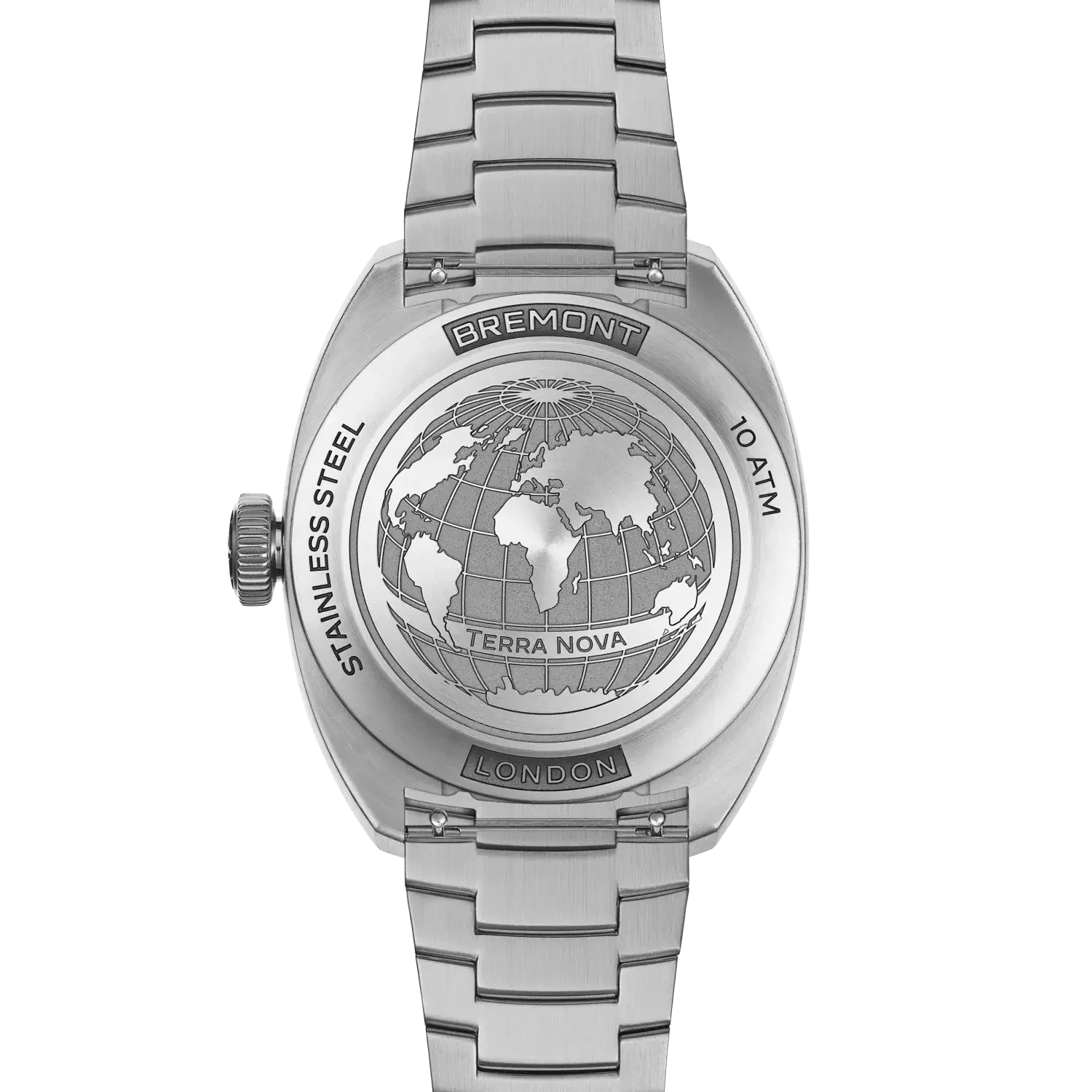 Bremont Terra Nova 38mm Black Dial Men's Watch TN38-ND-SS-BK-B