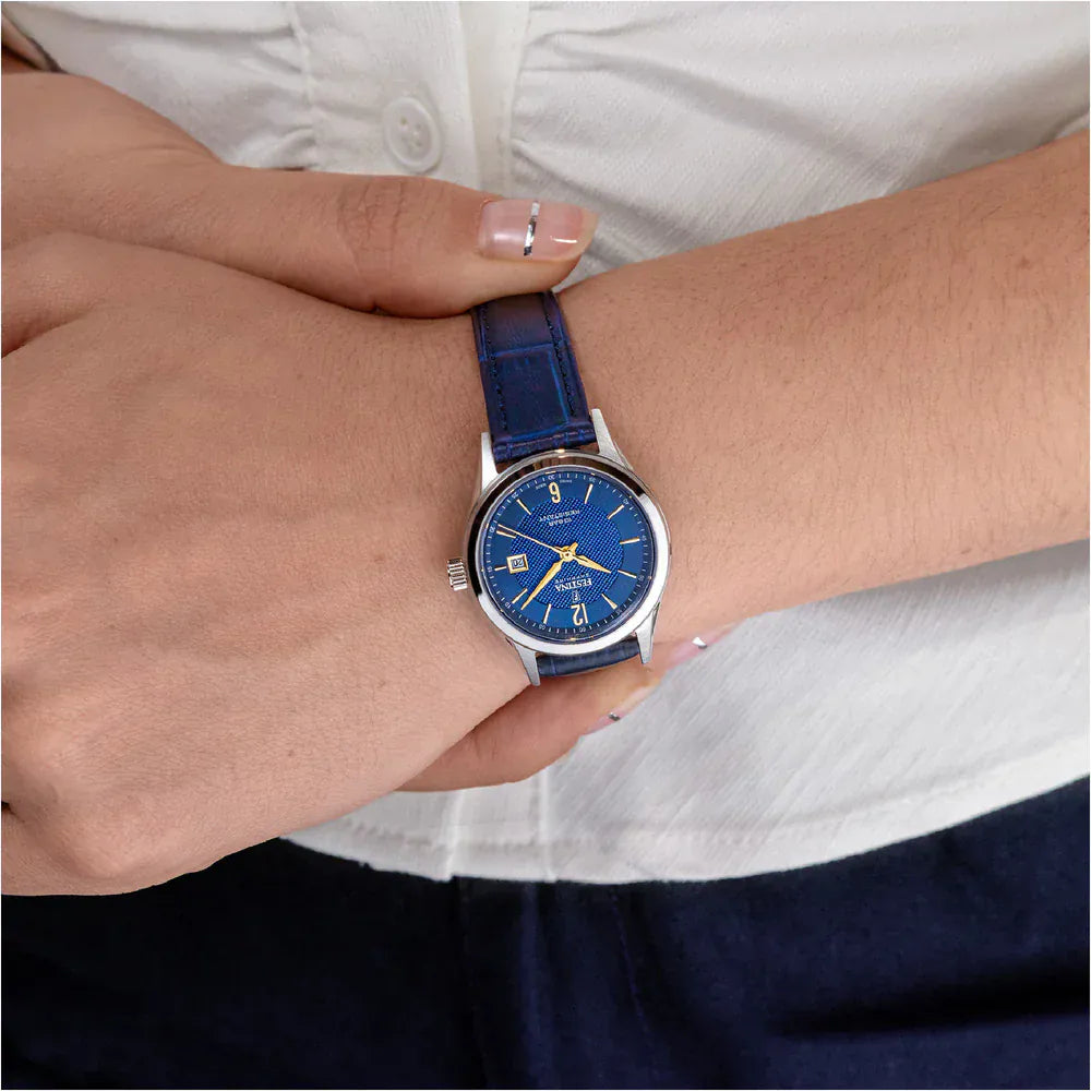 Festina Swiss Made 29mm Blue Dial Women's Watch F20009/3
