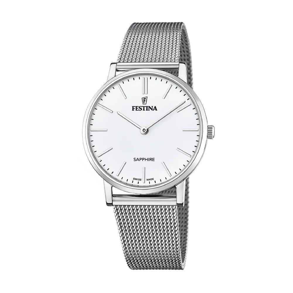 Festina Swiss Sapphire 40mm White Dial Men's Watch F20014/1