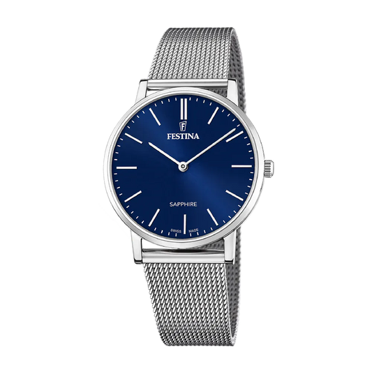 Festina Swiss Sapphire 40mm Blue Dial Men's Watch F20014/2