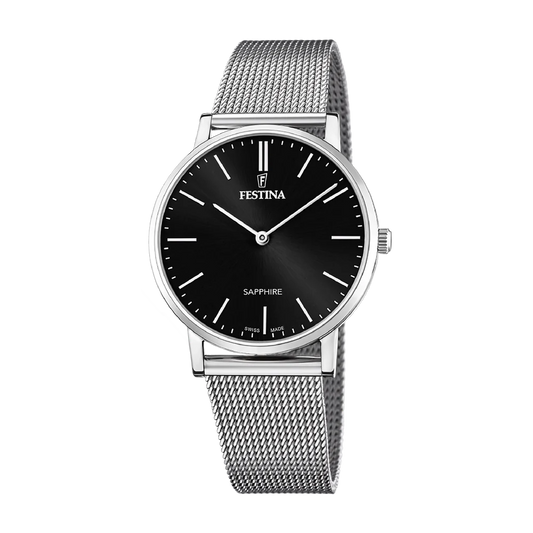 Festina Swiss Sapphire 40mm Black Dial Men's Watch F20014/3