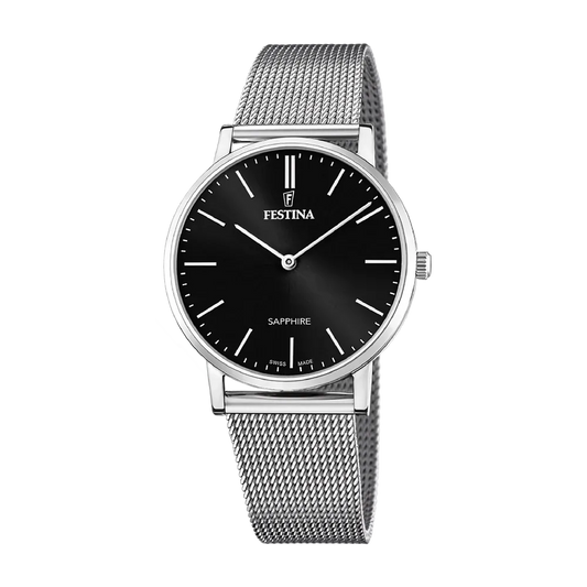 Festina Swiss Sapphire 40mm Black Dial Men's Watch F20014/3