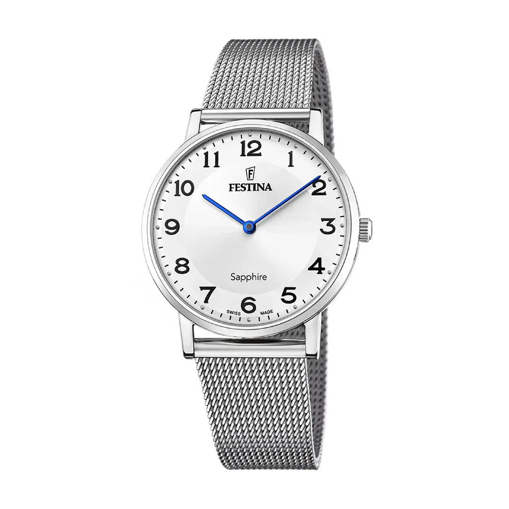 Festina Swiss Sapphire 40mm White Dial Men's Watch F20014/5