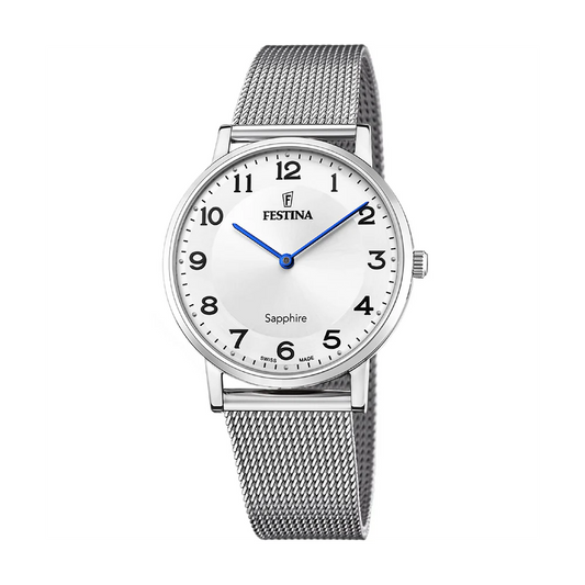 Festina Swiss Sapphire 40mm White Dial Men's Watch F20014/5