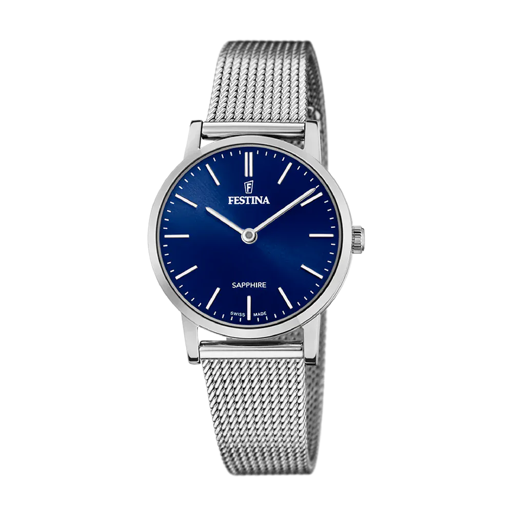 Festina Swiss Sapphire 29mm Blue Dial Women's Watch F20015/2