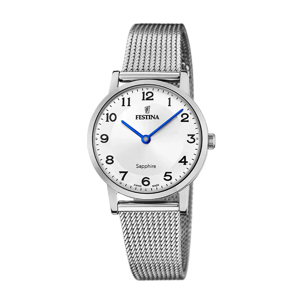 Festina Swiss Sapphire 29mm White Dial Women's Watch F20015/5