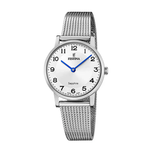 Festina Swiss Sapphire 29mm White Dial Women's Watch F20015/5