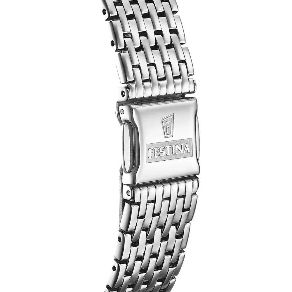 Festina Swiss Sapphire 39mm Silver Dial Men's Watch F20018/4