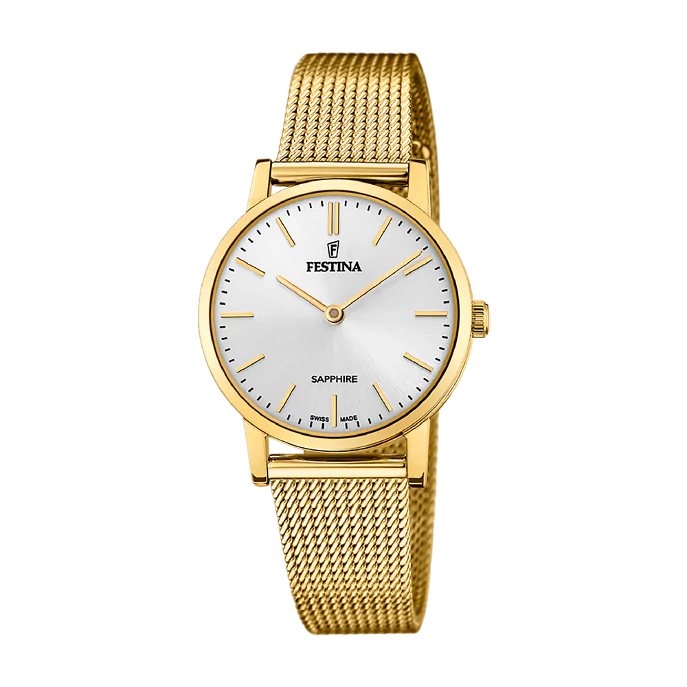 Festina Swiss Sapphire 29mm Silver Dial Women's Watch F20023/1