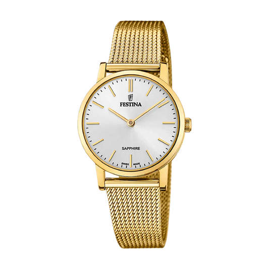 Festina Swiss Sapphire 29mm Silver Dial Women's Watch F20023/1