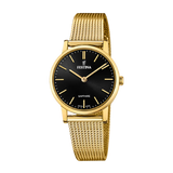Festina Swiss Sapphire 29mm Black Dial Women's Watch F20023/3