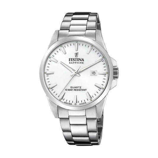 Festina Swiss Classic 41mm Silver Dial Men's Watch F20024/2