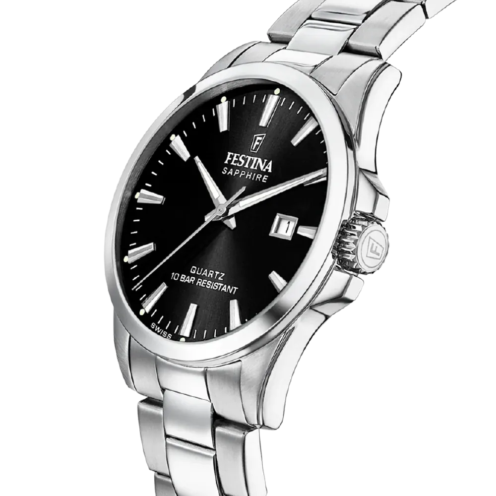 Festina Swiss Classic 41mm Black Dial Men's Watch F20024/4