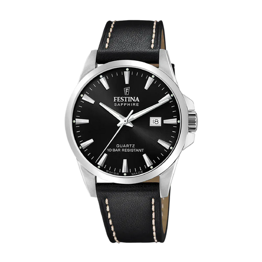 Festina Swiss Classic 41mm Black Dial Men's Watch F20025/4