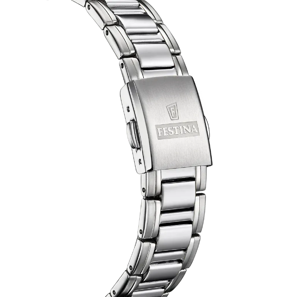 Festina Swiss Classic Sapphire 37mm White Dial Men's Watch F20026/1