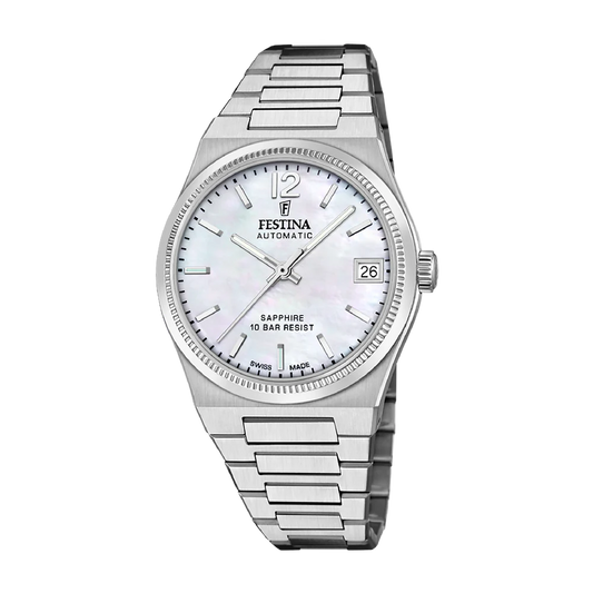 Festina Swiss Rivé 35mm Mother of Pearl Dial Women's Watch F20029/1