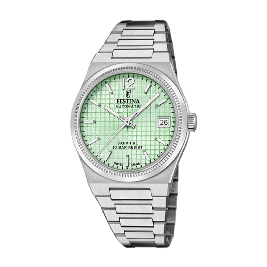 Festina Swiss Rivé 35mm Green Dial Women's Watch F20029/3