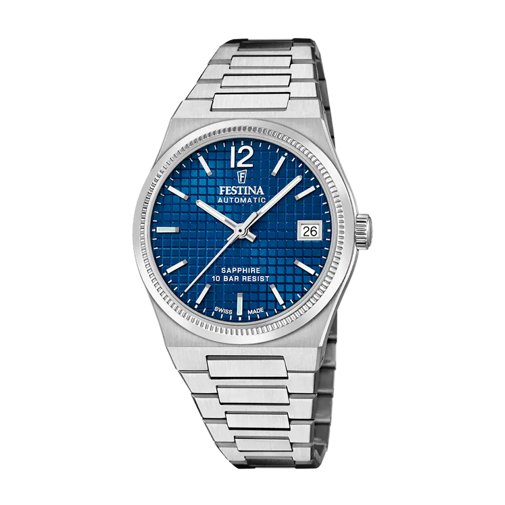 Festina Swiss Rivé 35mm Blue Dial Women's Watch F20029/4