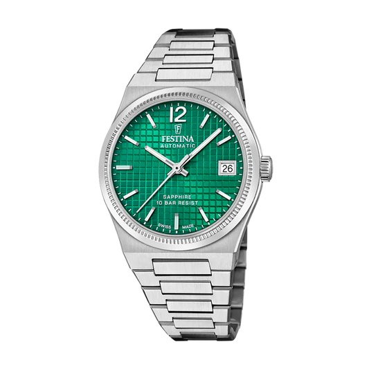Festina Swiss Rivé 35mm Green Dial Women's Watch F20029/5