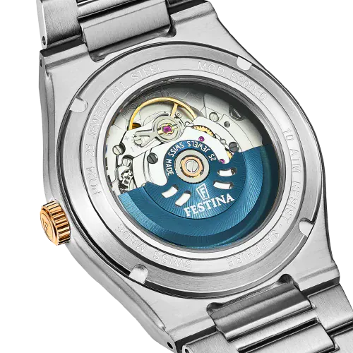 Festina Swiss Rivé 40mm Blue Dial Men's Watch F20030/2