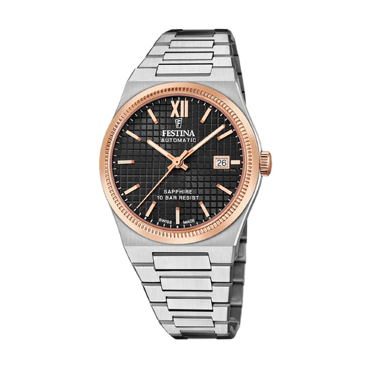 Festina Swiss Rivé 40mm Black Dial Men's Watch F20030/3