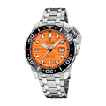 Festina Swiss Made 47mm Odyssey Diver Orange Dial Men's Watch F20043/3