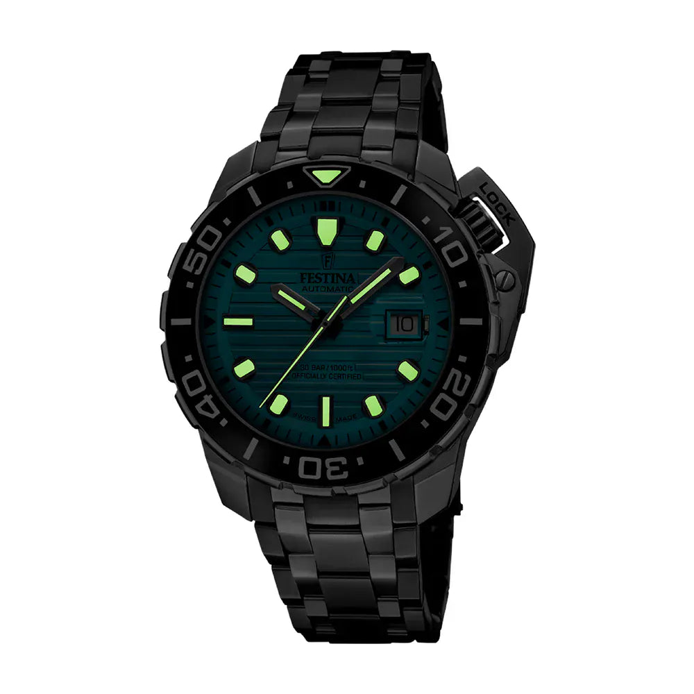 Festina Swiss Made 47mm Odyssey Diver Blue Dial Men's Watch F20043/5