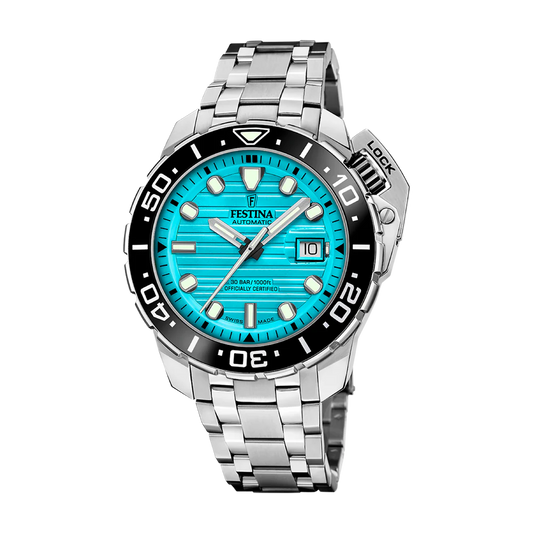 Festina Swiss Made 47mm Odyssey Diver Blue Dial Men's Watch F20043/5