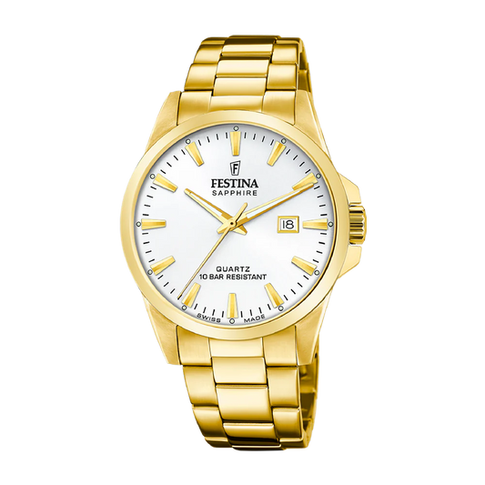 Festina Swiss Classic 41mm White Dial Men's Watch F20044/2
