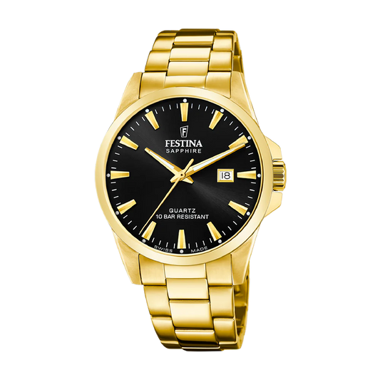 Festina Swiss Classic 41mm Black Dial Men's Watch F20044/6