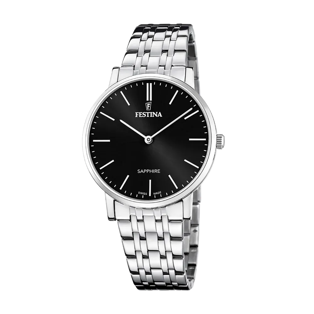 Festina Swiss Sapphire 40mm Black Dial Men's Watch F20045/4