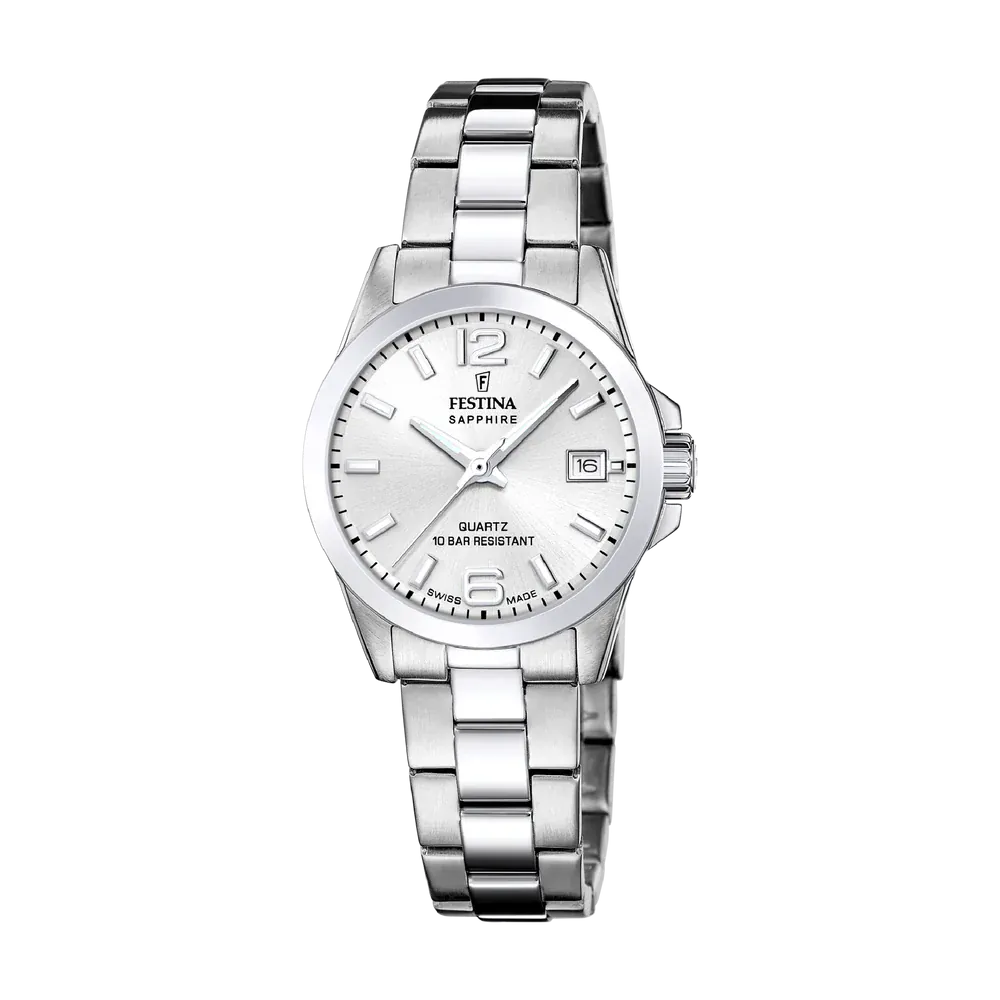 Festina Swiss Classic 29mm Silver Dial Women's Watch F20049/1