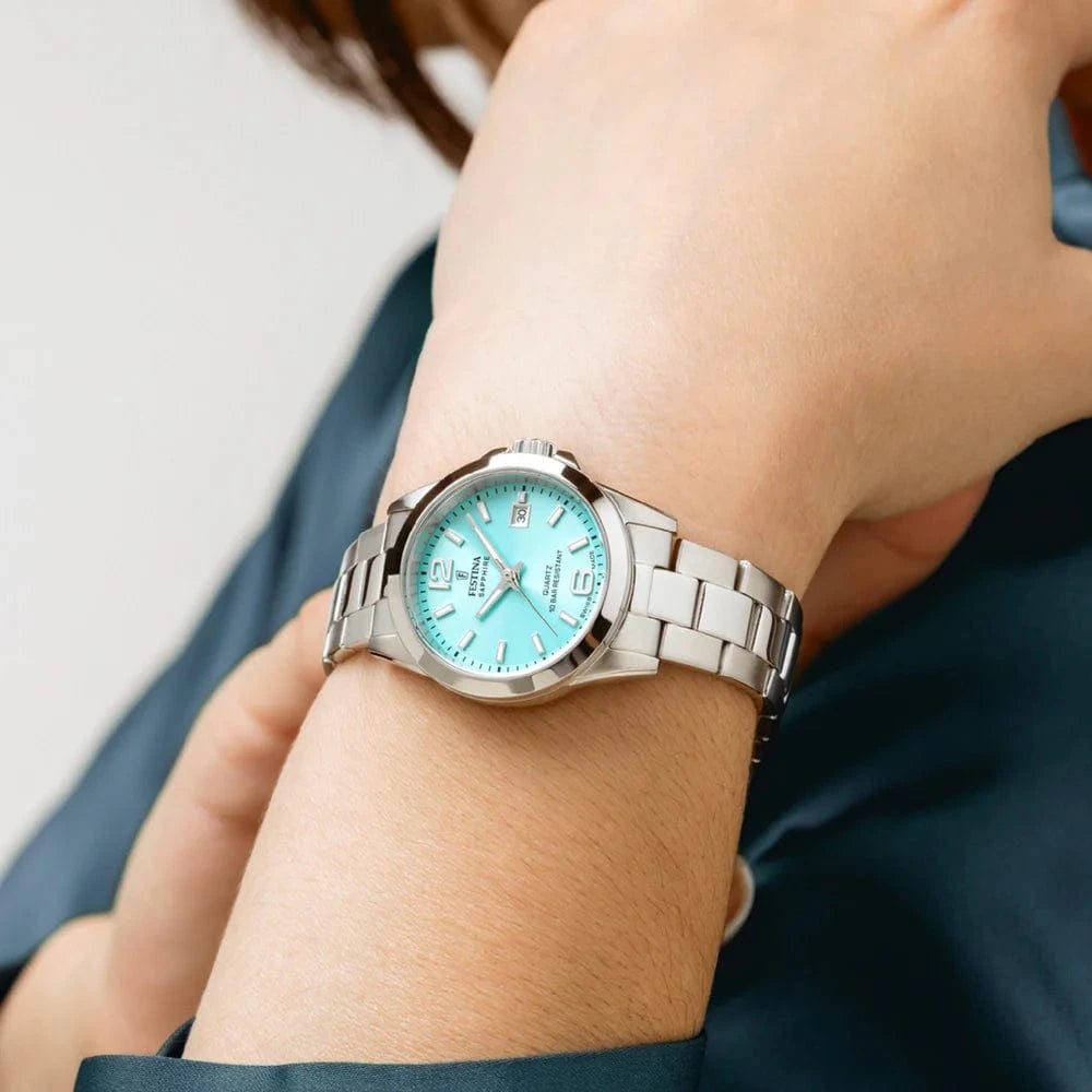 Festina Swiss Classic 29mm Turquoise Dial Women's Watch F20049/4