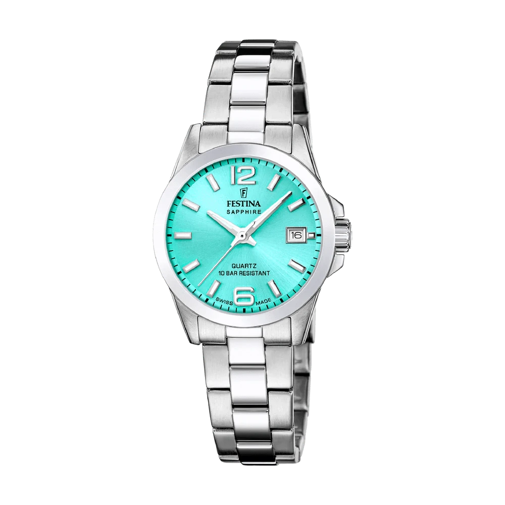 Festina Swiss Classic 29mm Turquoise Dial Women's Watch F20049/4