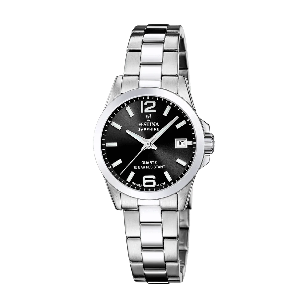 Festina Swiss Classic 29mm Black Dial Women's Watch F20049/6