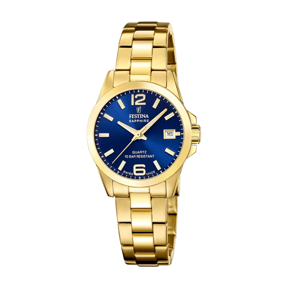 Festina Swiss Classic Sapphire 29mm Blue Dial Women's Watch F20050/3