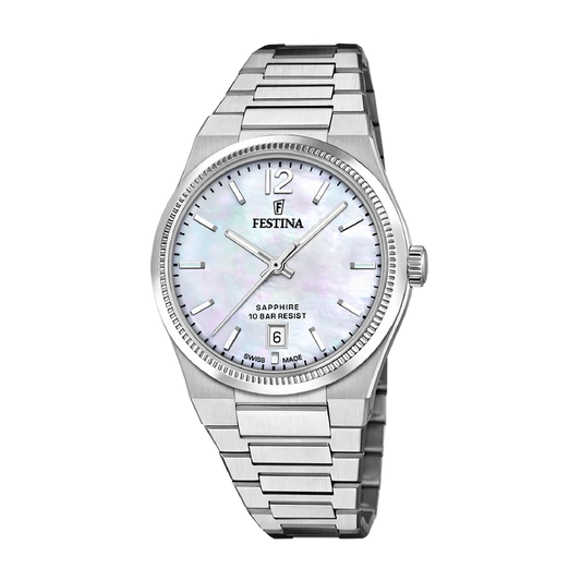 Festina Swiss Rivé 35mm Mother of Pearl Dial Women's Watch F20052/1