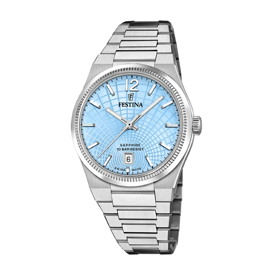 Festina Swiss Rivé 35mm Blue Dial Women's Watch F20052/5
