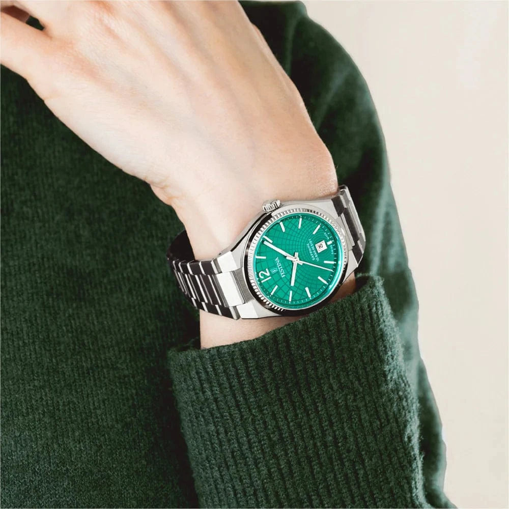 Festina Swiss Rivé 35mm Green Dial Women's Watch F20052/6