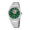 Festina Swiss Made 40mm Rivé Open Heart Green Dial Men's Watch F20053/3
