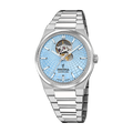 Festina Swiss Made 40mm Rivé Open Heart Blue Dial Men's Watch F20053/5